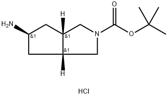 trans-5-amino-2-boc-hexahydro-cyclopenta[c]pyrrole hydrochloride