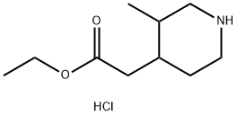 ethyl 2-(3-methylpiperidin-4-yl)acetate hydrochloride