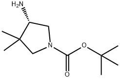 tert-butyl (4S)-4-amino-3,3-dimethylpyrrolidine-1-carboxylate