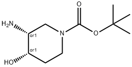 tert-butyl cis-3-amino-4-hydroxypiperidine-1-carboxylate
