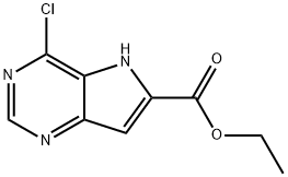 ethyl 4-chloro-5H-pyrrolo[3,2-d]pyrimidine-6-carboxylate