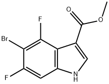 methyl 5-bromo-4,6-difluoro-1H-indole-3-carboxylate