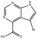 5-bromo-7H-pyrrolo[2,3-d]pyrimidine-4-carboxylic acid