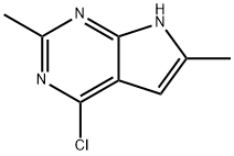 4-chloro-2,6-dimethyl-7H-pyrrolo[2,3-d]pyrimidine