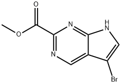 methyl 5-bromo-7H-pyrrolo[2,3-d]pyrimidine-2-carboxylate
