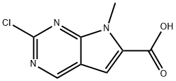 2-chloro-7-methyl-7H-pyrrolo[2,3-d]pyrimidine-6-carboxylic acid