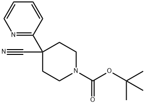 tert-Butyl 4-cyano-4-(pyridin-2-yl)piperidine-1-carboxylate