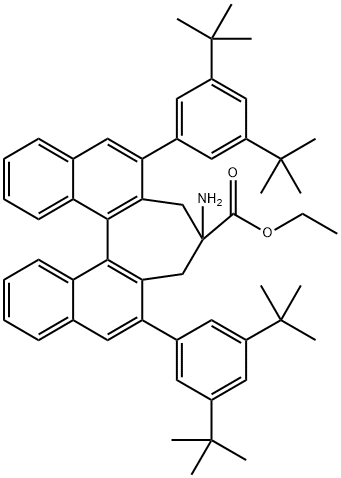 Ethyl (11bR)-4-Amino-2,6-bis(3,5-di-tert-butylphenyl)-4,5-dihydro-3H-cyclohepta[1,2-a7,6-a']dinaphthalene-4-carboxylate