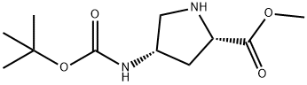 L-​Proline, 4-​[[(1,​1-​dimethylethoxy)​carbonyl]​amino]​-​, methyl ester, (4S)​-