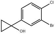 1-(3-bromo-4-chlorophenyl)cyclopropan-1-ol