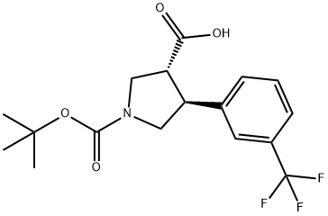 Boc-(+/-)-trans-4-(3-trifluoromethyl-phenyl)-pyrrolidine-3-carboxylic acid
