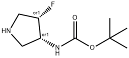 tert-butyl N-[cis-4-fluoropyrrolidin-3-yl]carbamate