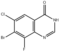 7-bromo-6-chloro-8-fluoroquinazolin-4-ol