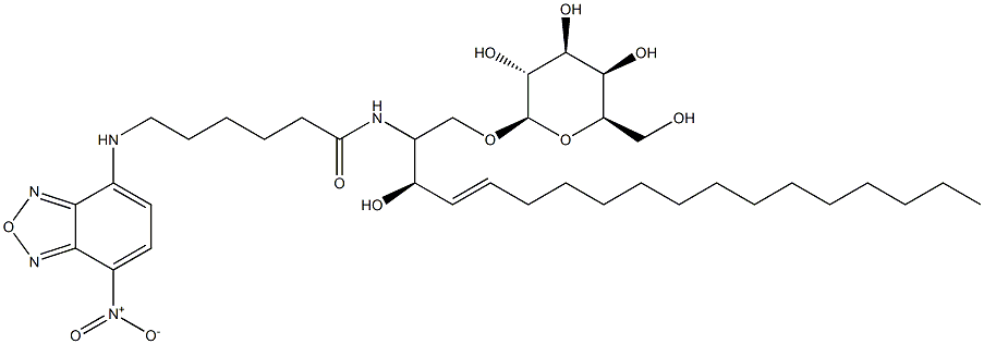 N-[6-[(7-nitro-2-1,3-benzoxadiazol-4-yl)amino]hexanoyl]-D-galactosyl-β1-1'-sphingosine