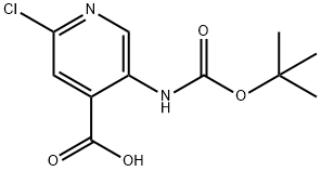 5-{[(tert-butoxy)carbonyl]amino}-2-chloropyridine-4-carboxylic acid