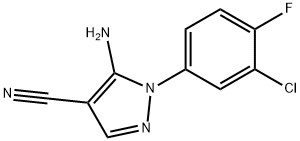5-Amino-1-(3-chloro-4-fluorophenyl)-1H-pyrazole-4-carbonitrile