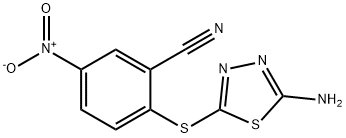 2-[(5-Amino-1,3,4-thiadiazol-2-yl)thio]-5-nitrobenzonitrile