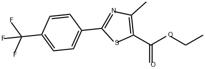 Ethyl 4-methyl-2-[4-(trifluoro-methyl)-phenyl]thiazole-5-carboxylate