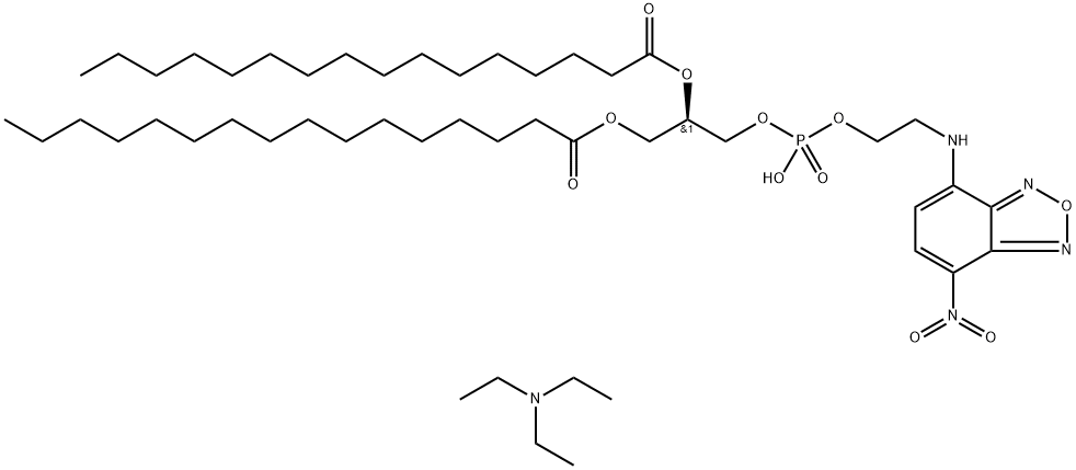 NBD-PE [N-(7-Nitrobenz-2-oxa-1,3-diazol-4-yl)-1,2-dihexadecanoyl- sn-glycero-3-phosphoethanolamine, triethylammonium salt]