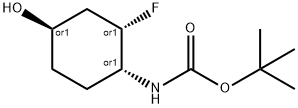 tert-butyl N-[(1S,2R,4S)-rel-2-fluoro-4-hydroxycyclohexyl]carbamate