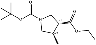 cis-1-tert-butyl 3-ethyl 4-methylpyrrolidine-1,3-dicarboxylate