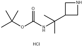 tert-butyl N-[2-(azetidin-3-yl)propan-2-yl]carbamate hydrochloride