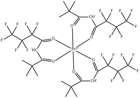 Tris(6,6,7,7,8,8,8-heptafluoro-2,2-dimethyl-3,5-octanedionato)praseodymium(III) [NMR Shift Reagent]