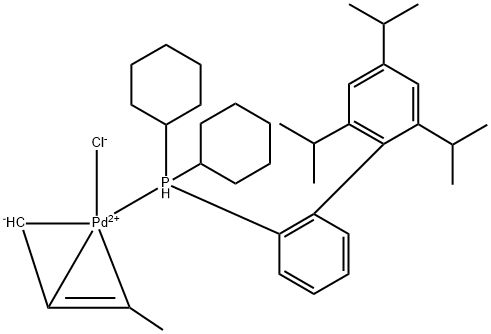 Chloro(crotyl)(2-dicyclohexylphosphino-2',4',6'-triisopropyl-1,1'-biphenyl) palladium(II)