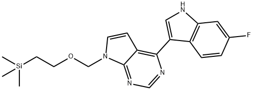 6-fluoro-3-(7-{[2-(trimethylsilyl)ethoxy]methyl}-7H-pyrrolo[2,3-d]pyrimidin-4-yl)-1H-indole