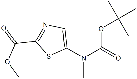 methyl 5-{[(tert-butoxy)carbonyl](methyl)amino}-1,3-thiazole-2-carboxylate