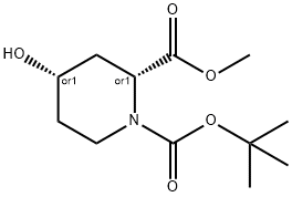 1-tert-butyl 2-methyl (2S,4R)-rel-4-hydroxypiperidine-1,2-dicarboxylate