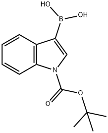 (1-(tert-Butoxycarbonyl)-1H-indol-3-yl)boronic acid（contains varying amounts of Anhydride）