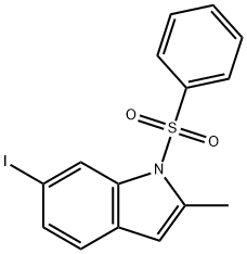 1‐(benzenesulfonyl)‐6‐iodo‐2‐methyl‐1H‐indole
