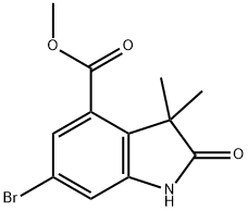 methyl 6‐bromo‐3,3‐dimethyl‐2‐oxo‐2,3‐dihydro‐1h‐indole‐4‐carboxylate