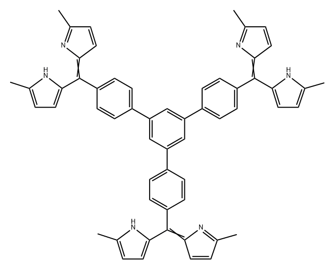 1H-​Pyrrole,2,​2'-​[[5'-​[4-​[（5-​methyl-​1H-​pyrrol-​2-​yl）​（5-​methyl-​2H-​pyrrol-​2-​ylidene）​methyl]​phenyl]​[1,​1'3',​1''-​terphenyl]​-​4