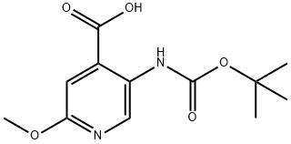 5-{[(tert-butoxy)carbonyl]amino}-2-methoxypyridine-4-carboxylic acid