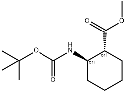 trans-cyclohexanecarboxylic acid, 2-[[(1,1-dimethylethoxy)carbonyl]amino]-, methyl ester