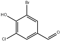 3-Bromo-5-chloro-4-hydroxybenzaldehyde
