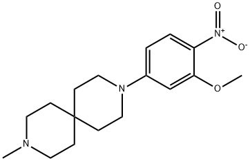 3-(3-methoxy-4-nitrophenyl)-9-methyl-3,9-diazaspiro[5.5]undecane