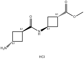 methyl 3-[(3-aminocyclobutanecarbonyl)amino]cyclobutanecarboxylate hydrochloride