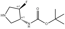 tert-butyl N-[trans-4-fluoropyrrolidin-3-yl]carbamate