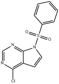 7-(benzenesulfonyl)-4-chloro-7H-pyrrolo[2,3-d]pyrimidine