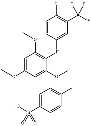 [4-Fluoro-3-(trifluoromethyl)phenyl](2,4,6-trimethoxyphenyl)iodonium p-Toluenesulfonate