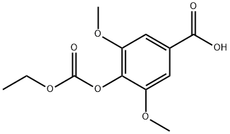 4-[(Ethoxycarbonyl)oxy]-3,5-dimethoxybenzoic acid