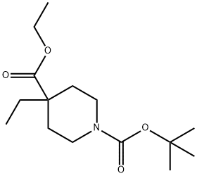 Ethyl 1-boc-4-ethyl-4-piperidine carboxylate