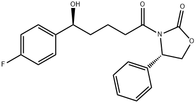 (4S)-3-[(5S)-5-(4-Fluorophenyl)-5-hydroxypentanoyl]-4-phenyl-1,3-oxazolidin-2-one