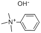 Trimethylphenylammonium hydroxide solution
