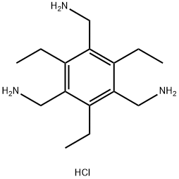 2,4,6-Triethyl-1,3,5-benzenetrimethanamine trihydrochloride