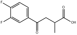 2-Methyl-4-oxo-4-(3',4'-difluorophenyl)butyric acid