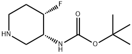 tert-butyl N-[(3R,4S)-4-fluoropiperidin-3-yl]carbamate